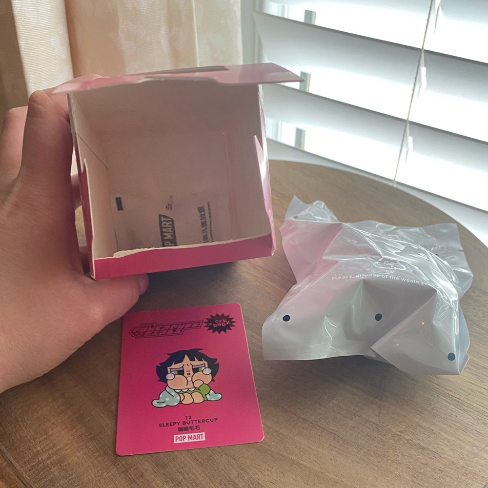 POP MART Crybaby The PowerPuff Girls Series - Sleepy Buttercup - OB, Wrapped - Picture 3 of 7